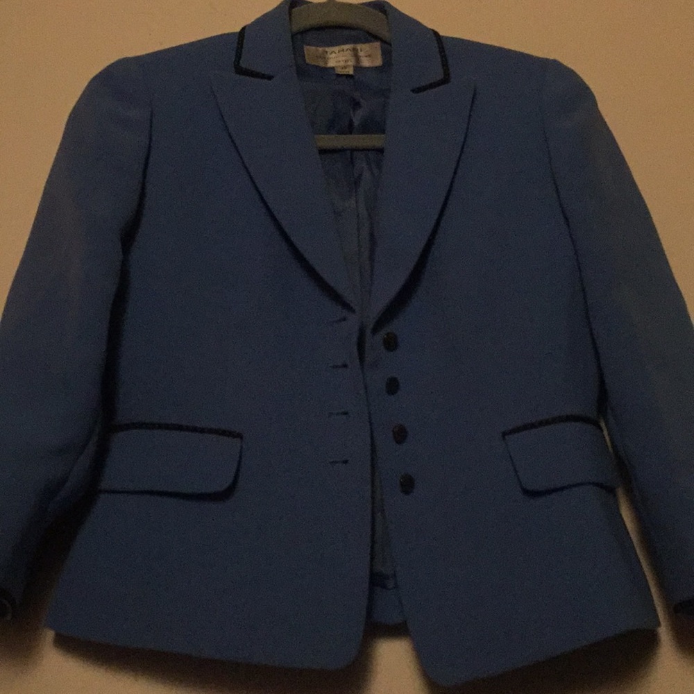 Blue work suit jacket